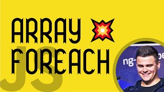 Array ForEach in JavaScript [upl. by Edrei]