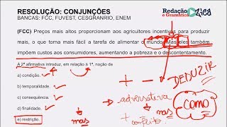 CONJUNÇÃO RESOLUÇÃO DE EXERCÍCIOS DETALHADA  Profa Pamba [upl. by Smiley793]