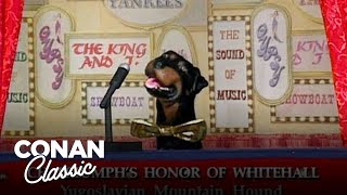 Triumph The Insult Comic Dogs First Appearance  Late Night with Conan O’Brien [upl. by Carlene498]