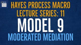 11 Hayes Process Macro SPSS  Model 9  Multiple Paths for Moderated Mediation [upl. by Mundt]