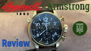 Ingersoll quotThe Armstrongquot Chronograph 100m Watch  Review amp Unboxing 102003  Miyota OS20 [upl. by Ora]