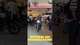 Royal Enfield Shotgun 650 Accessories  Modified Guerrilla 450  Shotgun Crash Guard  royalenfield [upl. by Bernard]