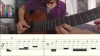 Tablature Solo Guitare  Alone Again Naturally Gilbert OSullivan [upl. by Enel220]