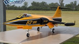 Freewing F104 Starfighter Yellow 90mm EDF Jet [upl. by Reina]