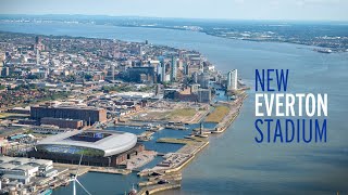 NEW EVERTON STADIUM  BRAMLEYMOORE DOCK  VIRTUAL FLYTHROUGH [upl. by Ahsiyk25]