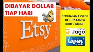 Cara Berjualan di Etsy Tanpa Kartu Kredit Ekspor Perorangan [upl. by Aldin]