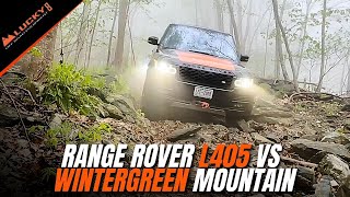 Testing Project L405 our V8 Supercharged Range Rover on Wintergreen Mountain [upl. by Lednik767]