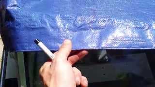 boat cover diy pt1 [upl. by Suoivart765]