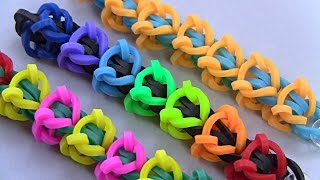 how to make beautiful bracelet with rubber bands [upl. by Anida]