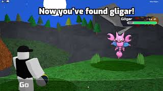 HOW TO FIND GLIGAR POKEMON BRICK BRONZE [upl. by Henryson623]