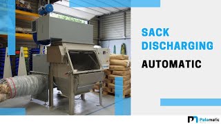 Sack discharging  Semi automatic sack discharging station Ergotip®  Palamatic Process Inc [upl. by Edyaj]