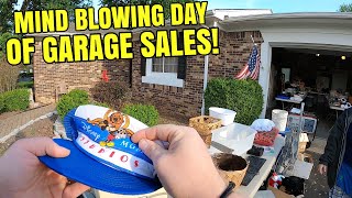 AMAZING GARAGE SALE DAY CAUGHT ON CAMERA [upl. by Eirelav32]