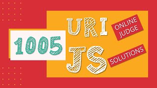 URI 1005  URI Online Judge e Javascript Solutions [upl. by Addie]