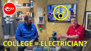 Are you QUALIFIED as an ELECTRICIAN  Gary shares his advice with an adult retrainer [upl. by Eberly]