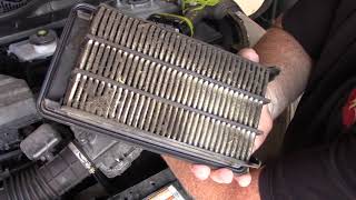 Engine Air Filter Change 2017  2021 Honda CRV [upl. by Thadeus]