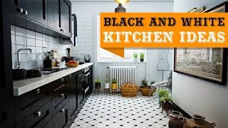 29 Elegant Black And White Kitchen Design Ideas [upl. by Athalla301]