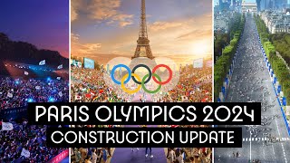 Paris 2024 Prepares Olympics Construction Update [upl. by Nylle]