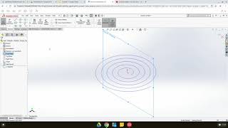 Tutorial 45  Creating Spiral in SolidWorks [upl. by Inneg]