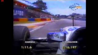 F1 1994 Nigel Mansell Qualifying Lap And Pole Position [upl. by Frazier]