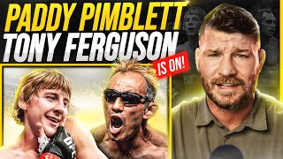 BISPING instant reaction to PADDY THE BADDY vs TONY FERGUSON match [upl. by Ibbetson]