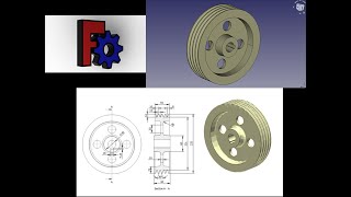 FreeCad 020 Tutorial Lezione 4 [upl. by Nnylecoj59]