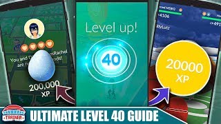 FASTEST WAY TO LEVEL 40 COMPLETE RANK UP STRATEGY FOR MAX XP  POKÉMON GO [upl. by Enelyam556]