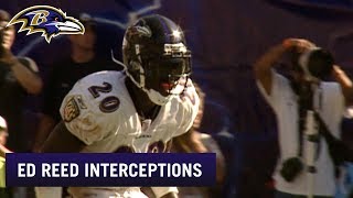 All 70 of Ed Reeds Ravens Interceptions  Baltimore Ravens [upl. by Anitsirc]