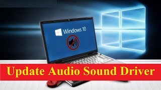 How to Update Audio Sound Driver Windows 10  Howtosolveit [upl. by Charmain]