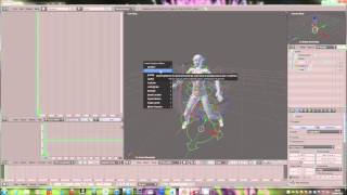 Making a secondlife animation with avastar and blender [upl. by Navaj77]