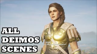 Assassins Creed Odyssey  All Deimos Scenes Kassandra [upl. by Mosier]