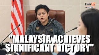 Azalina Luxembourg court sets aside seizure of Petronas assets by Sulu heirs [upl. by Towne]