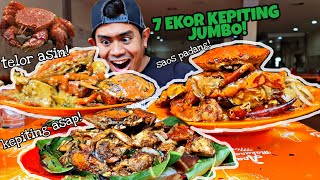 GILA MUKBANG 7 EKOR KEPITING JUMBO PALING TERKENAL DI KELAPA GADING [upl. by Piers360]