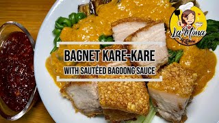 BAGNET KAREKARE Crispy Pork Belly KareKare [upl. by Racso]