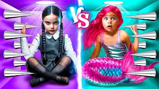 Wednesday Addams vs Mermaid Who is better [upl. by Garlinda]