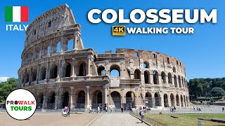 Colosseum Walking Tour  4K  Rome Italy [upl. by Votaw]