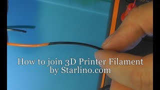 How to join 3D Printing Filament EE way of doing it [upl. by Gnak]