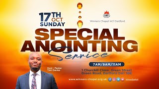 1ST SPECIAL ANOINTING SERVICE 17TH OCTOBER 2021 [upl. by Nonnahc]