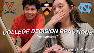 COLLEGE DECISION REACTIONS 2024 amp where I decide to attend [upl. by Ainosal615]