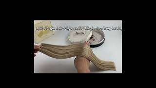 PU Hole invisible flat weft hair extensions hairextensions sunnyhair hairstylewefthair [upl. by Pry]