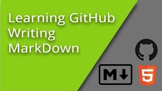 Learning GitHub  How to Write MarkDown [upl. by Natsirc]