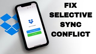 How To Fix And Solve Dropbox Selective Sync Conflict  Final Solution [upl. by Nnyleuqaj166]