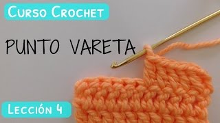 Crochet para principiantes Punto Vareta o Punto Alto [upl. by Nirac]