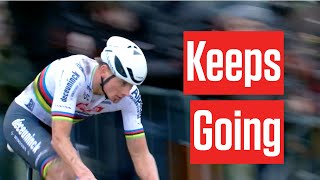 Mathieu Van Der Poel BLASTS To 9th Straight Win In Koksijde [upl. by Eetsud]