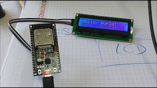 Connect LCD to ESP32 HD44780 LCD Display Bundle 4x20 Characters with I2C nodeMCU DevKit Arduino [upl. by Boesch203]