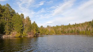 Paddling  Moose Lake from Newfound Lake to BWCA Entry Point 25 in the BWCA [upl. by Hillary878]