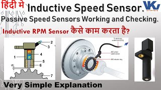 How Inductive sensor OR Passive sensor works How wheel speed and crankshaft sensor working [upl. by Mendez410]