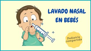 Lavado nasal en bebés con suero [upl. by Adidnac501]