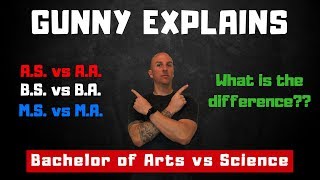 Bachelor of Arts vs Science Explained  College Terminology [upl. by Biles]