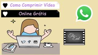 Como Compactar Vídeo para WHATSAPP  Comprimir Vídeo MP4 Online Grátis  Reduzir Tamanho de Vídeo [upl. by Repohtsirhc]