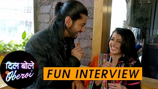 Omkara amp Gauri FUN INTERVIEW  Exclusive Interview  दिल बोले Oberoi  Dil Bole Oberoi  Star Plus [upl. by Ydur]